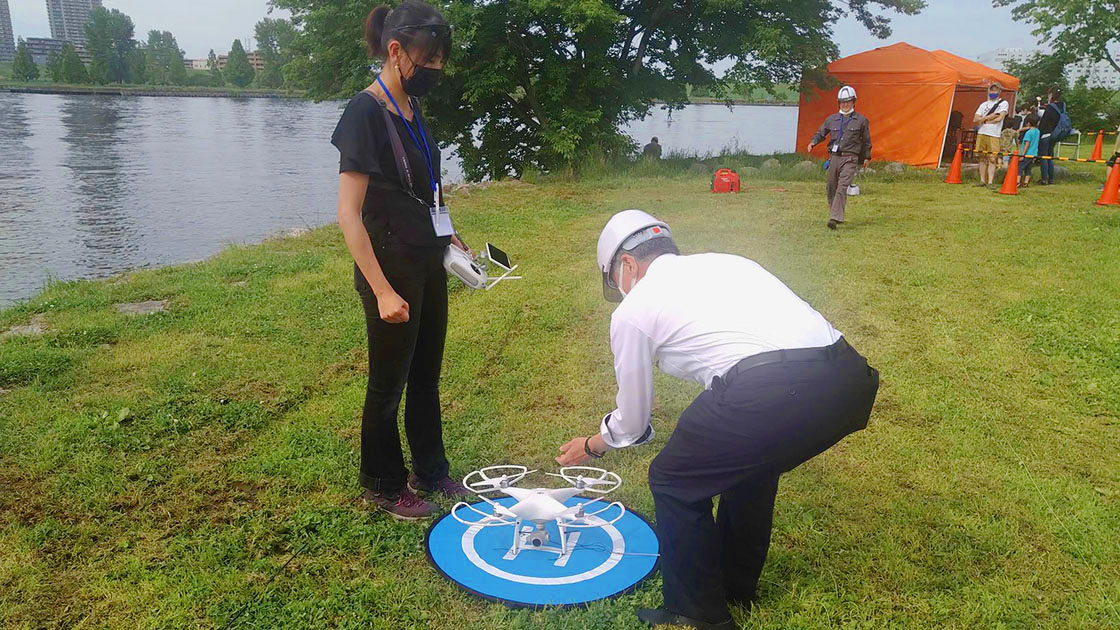 あかばねピクニックフェスタでの撮影