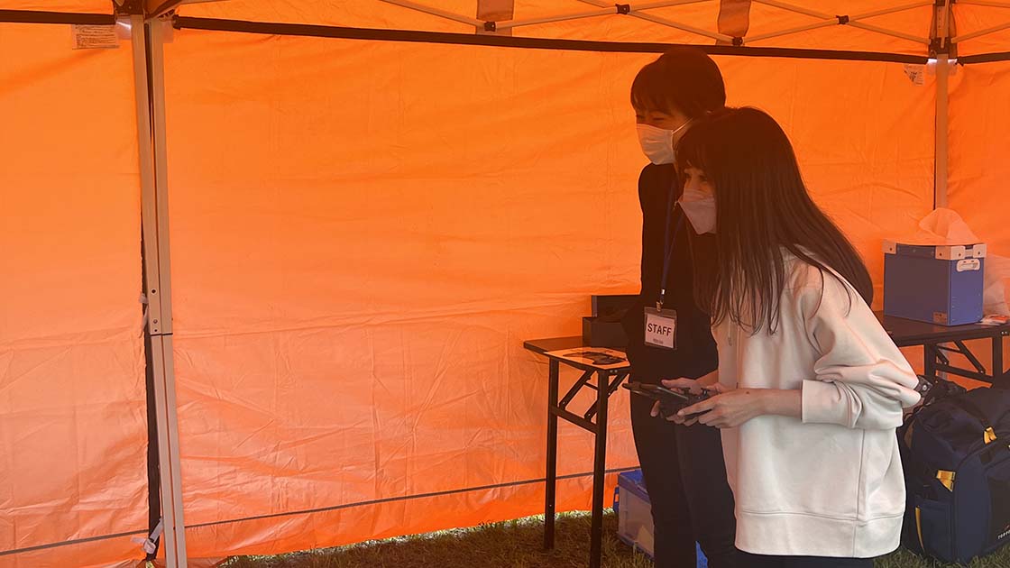 あかばねピクニックフェスタでの撮影