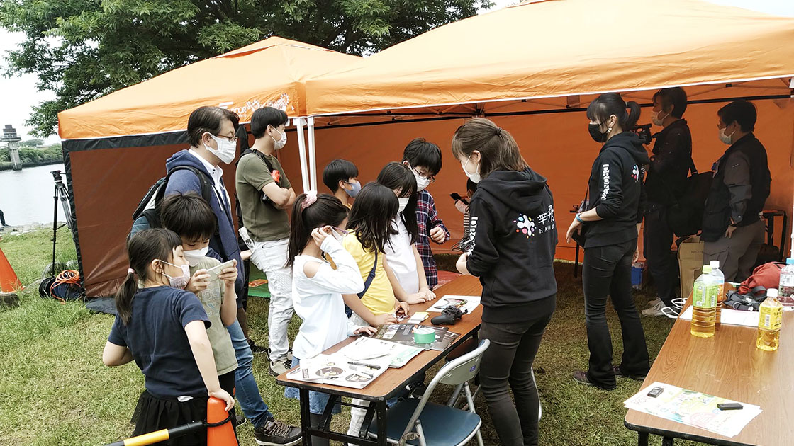 あかばねピクニックフェスタでの撮影